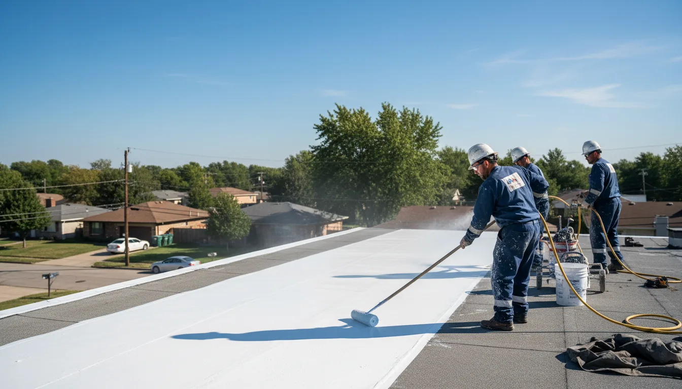 Commercial roof coating in Chino Hills, CA near me